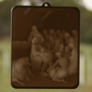  Window lithophane - Nativity