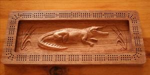  Alligator Cribbage Board - second