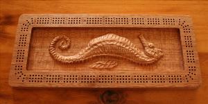  Seahorse Cribbage Board - second