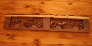  7 Hook Coat Hook Board - Stage Coach