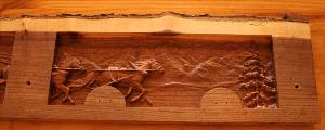  7 Hook Coat Hook Board - Stage Coach