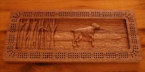  Bird Dog Cribbage Board