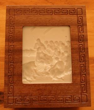  Nativity scene lithophane