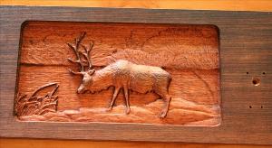  5 Hook Coat Hook Board - Bird Dog Scene