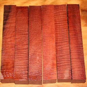  Fiddleback Redgum pen blanks