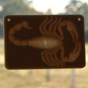  Window lithophane - zodiac - Scorpio