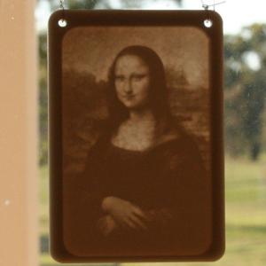  Window lithophane - the Mona Lisa