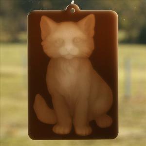  Window lithophane - kitten