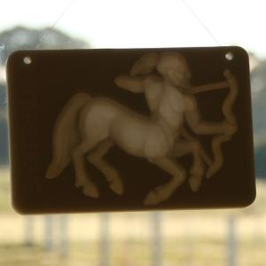  Window lithophane - zodiac - Sagittarius
