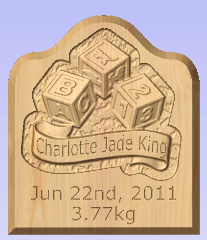 Birth Plaque Model